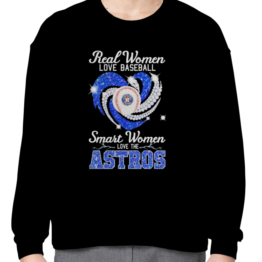 Real Women Love Football Smart Women Love The Astros T Shirt - Growkoc