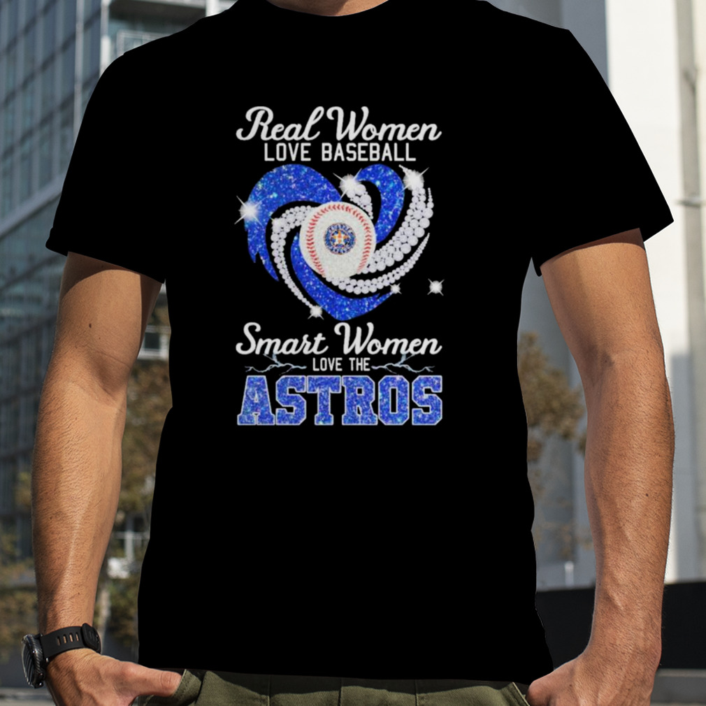 Real Women Love Football Smart Women Love The Astros T Shirt - Growkoc