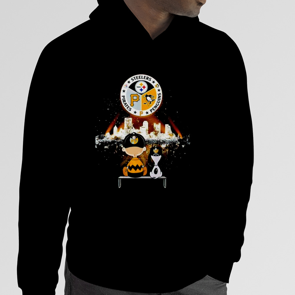 Charlie Brown And Snoopy Dog Watching City Pittsburgh Steelers shirt, hoodie,  longsleeve tee, sweater