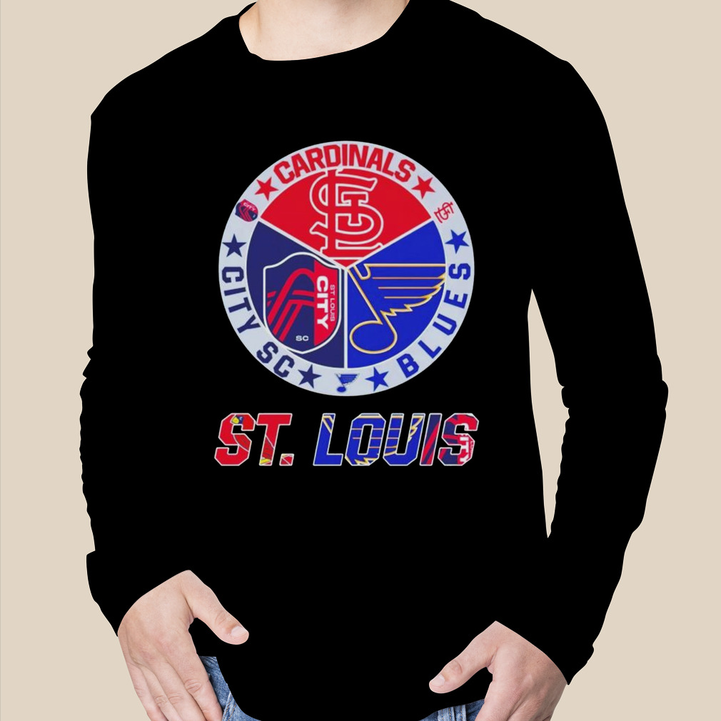 St Louis Blues and St Louis Cardinals logo shirt, hoodie, sweater