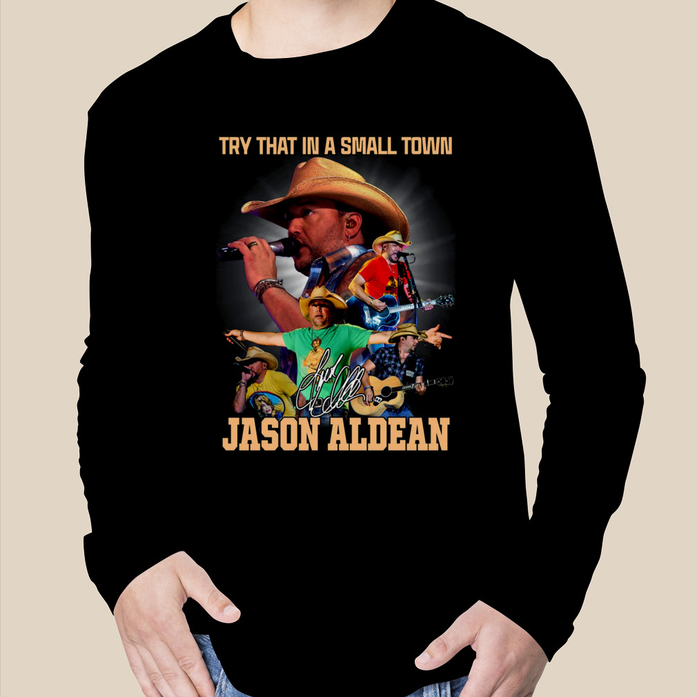 Jason Aldean Small Town Country Music Sweatshirt on sale (2)