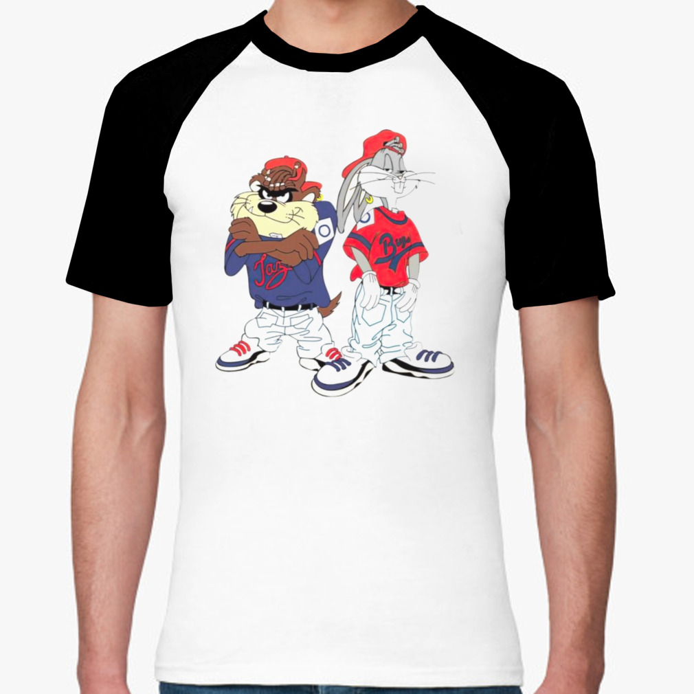 Looney Tunes Bugs Bunny And Tazmanian Devil Kris Kross Shirt