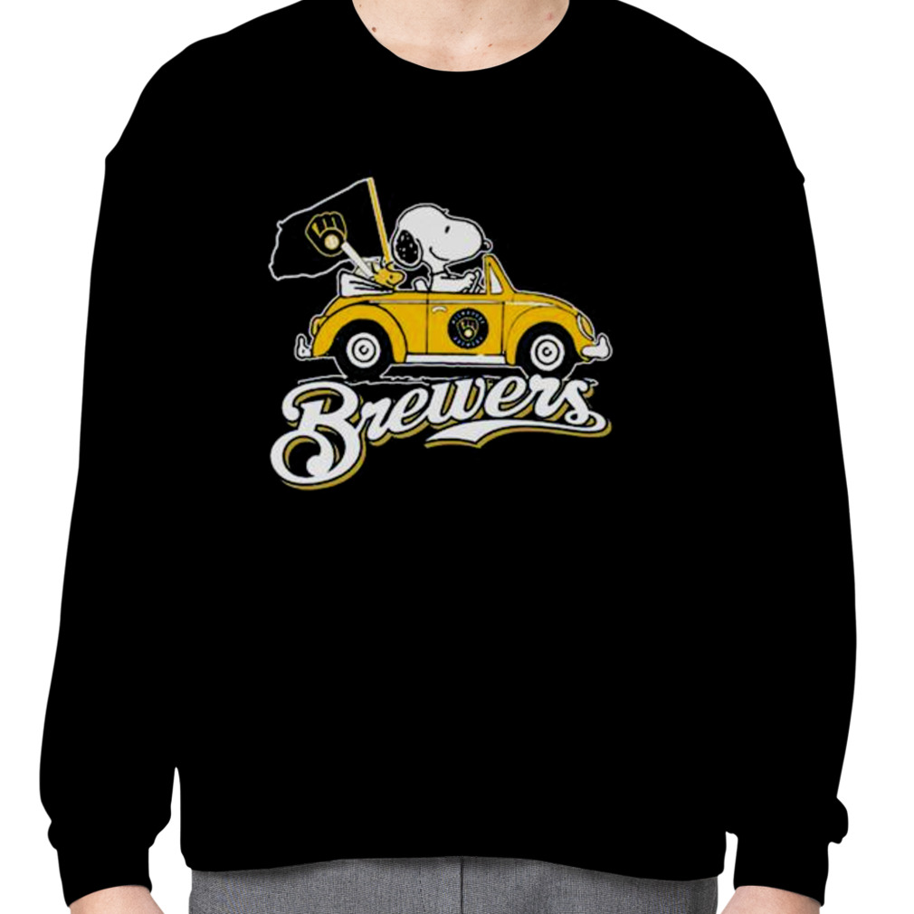 Snoopy Peace Love Milwaukee Brewers shirt, hoodie, sweater and long sleeve