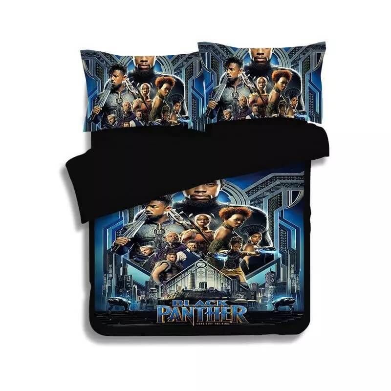 3d Black Panther Marvel American Superhero Film Bedding Set