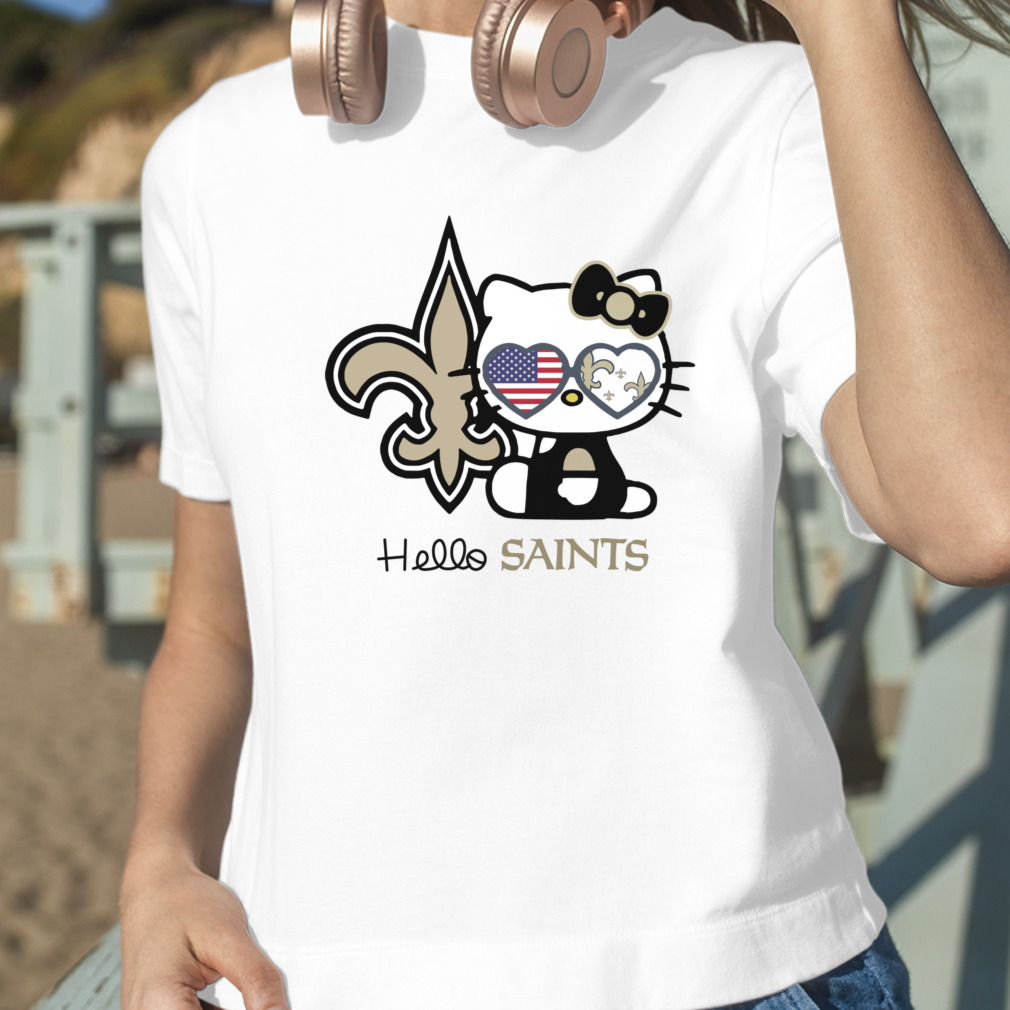 Hello Kitty New Orleans Saints shirt - Kingteeshop