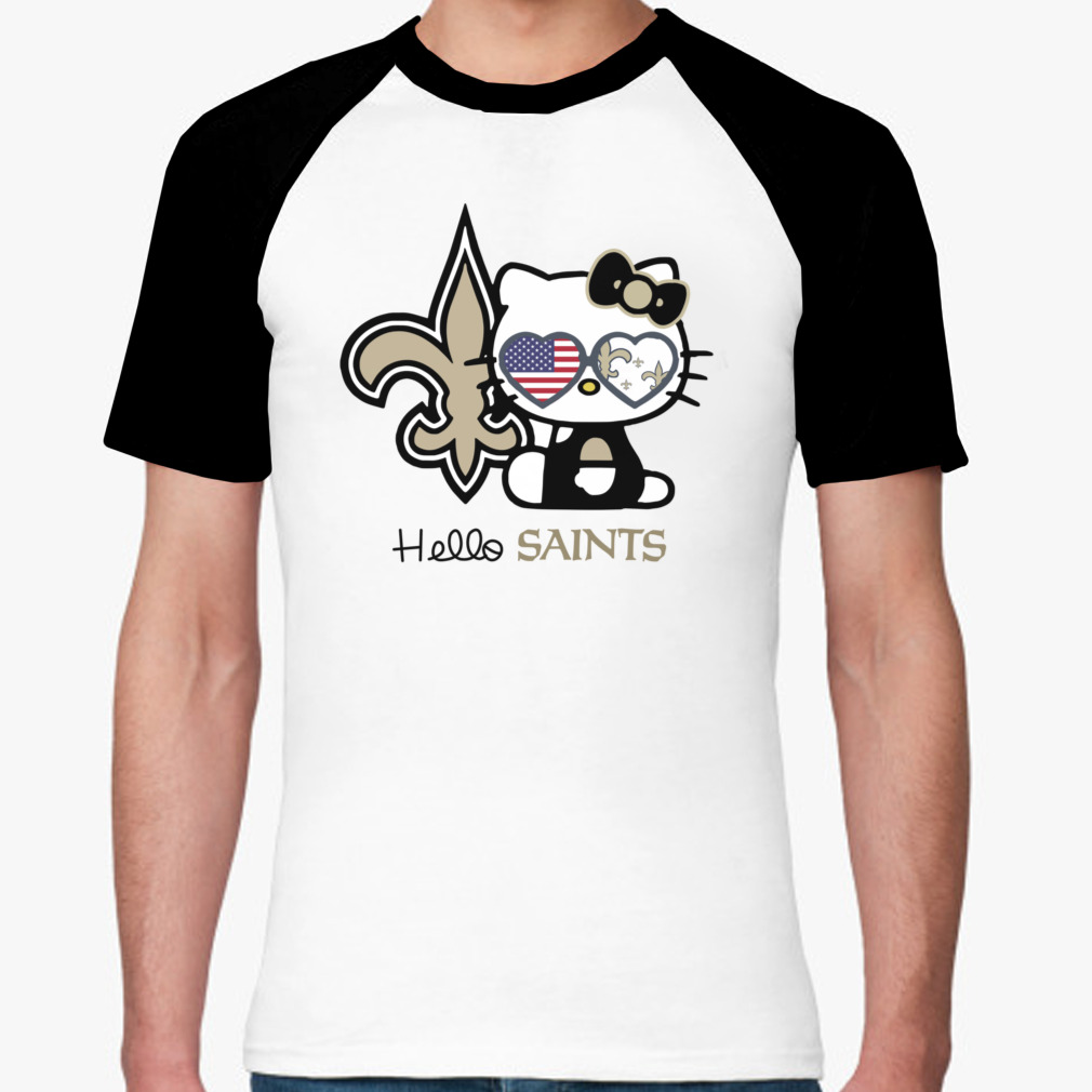 Hello Kitty New Orleans Saints shirt - Kingteeshop