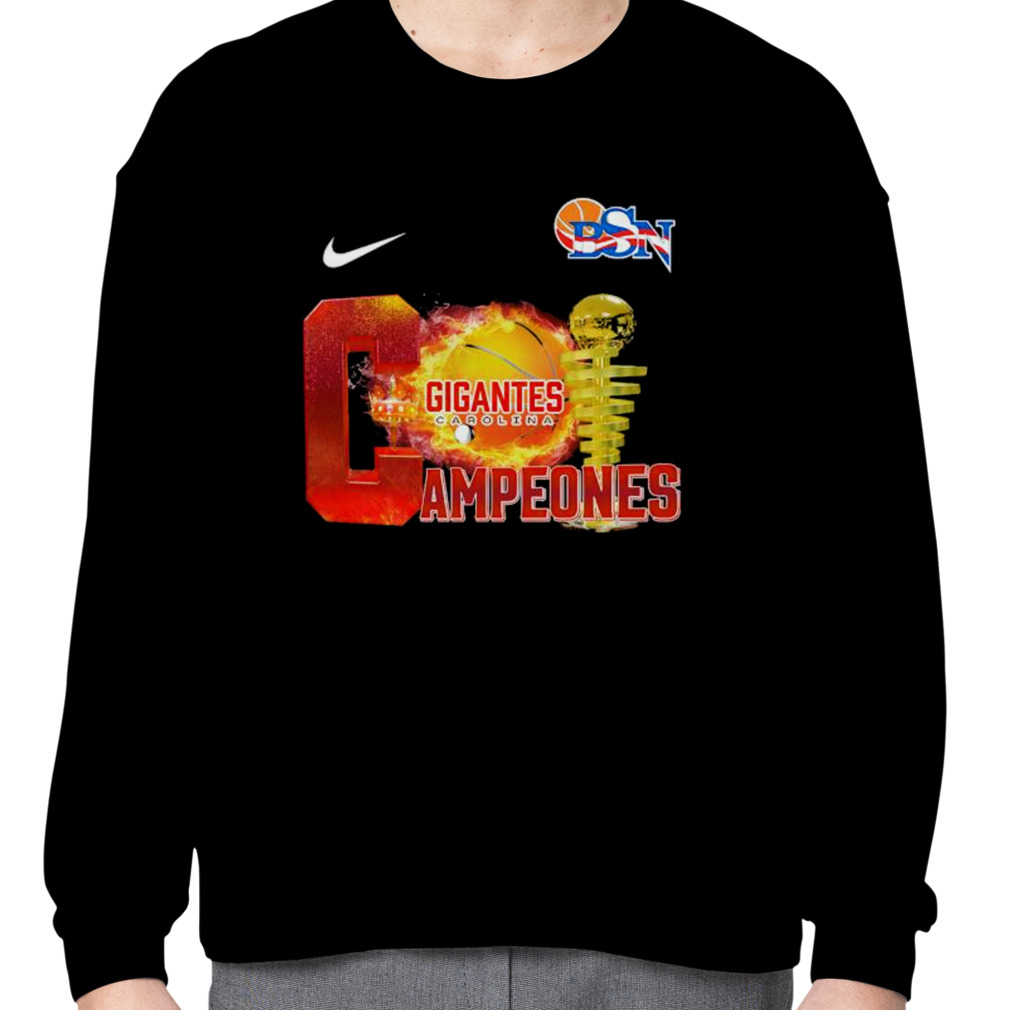 Nike Gigantes Carolina Campeones BSN 2023 Trophy Shirt