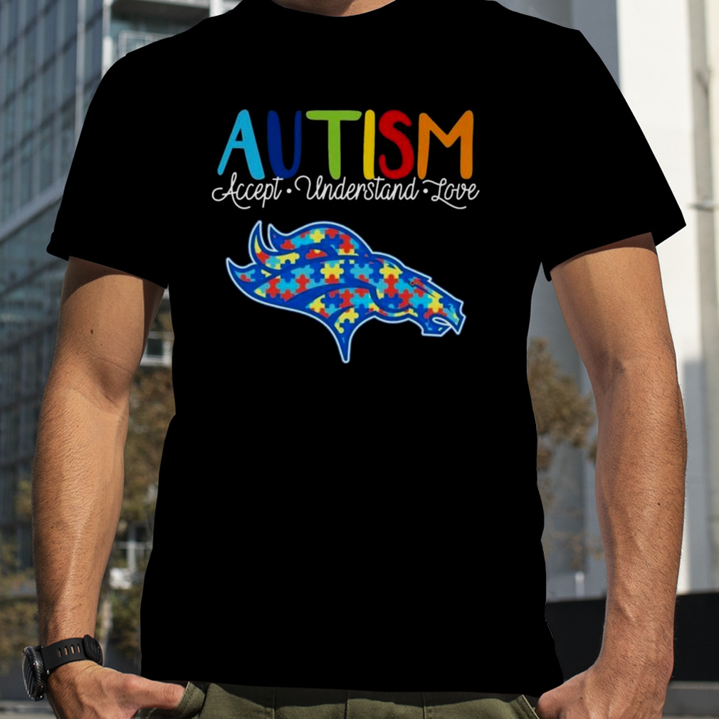 Denver Broncos Nfl Autism Awareness Accept Understand Love Shirt - Shibtee  Clothing