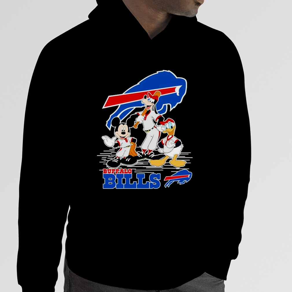 Buffalo Bills baseball logo Mickley Mouse cartoon characters shirt, hoodie,  sweater, long sleeve and tank top