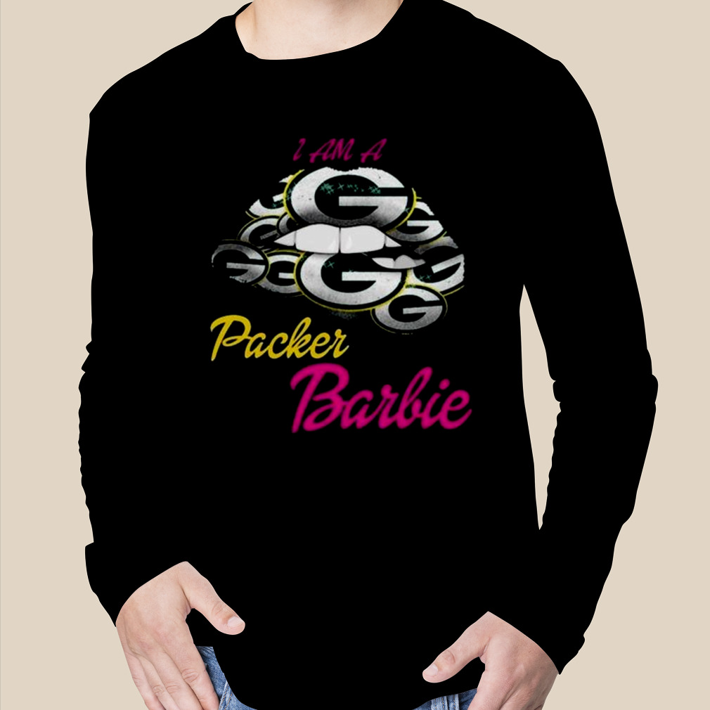 Lip Green Bay Packers I Am A Packer Barbie Shirt, hoodie, sweater