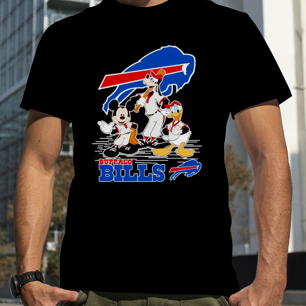 Mickey Mouse Cartoon Characters Buffalo Bills Baseball 2023 Shirt -  Reallgraphics