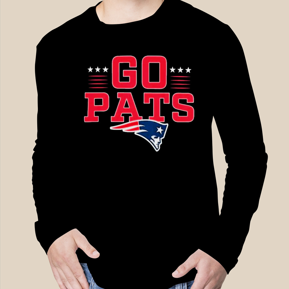 New England Patriots Go Pats Profile Big & Tall Two Sided Shirt