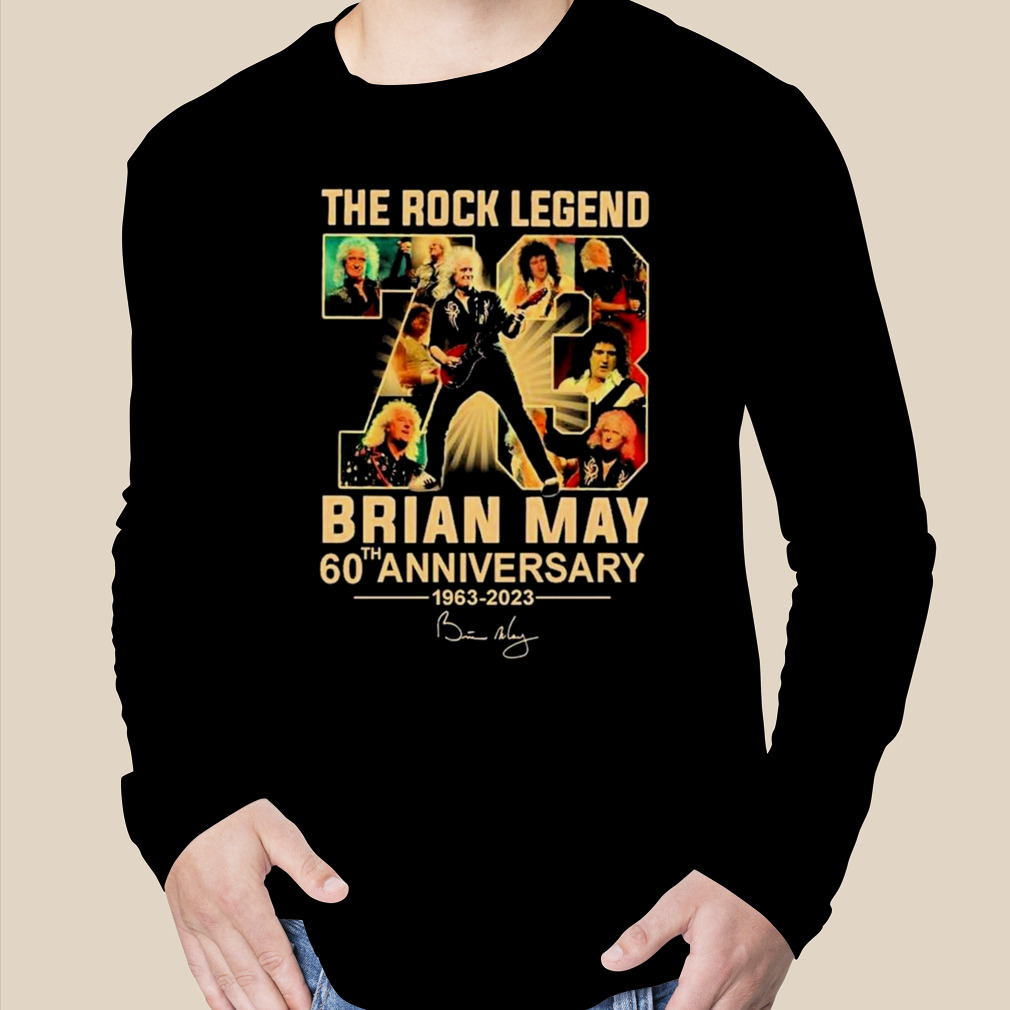 The Rock Legend 73 Brian May 60th Anniversary Shirt - Limotees