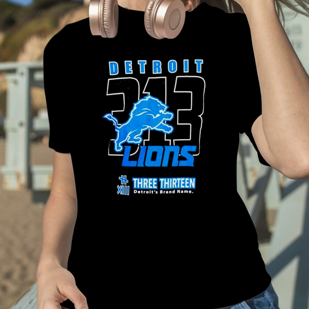 2023 Detroit Lions Three Thirteen Area Code T-Shirt, hoodie