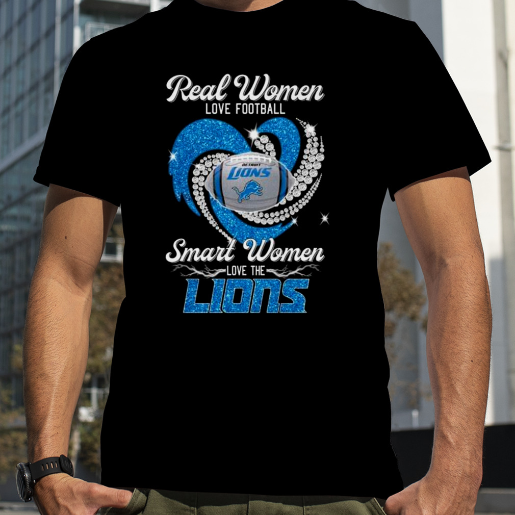 Real Women Love Football Smart The Detroit Lions Shirt ⋆ Vuccie