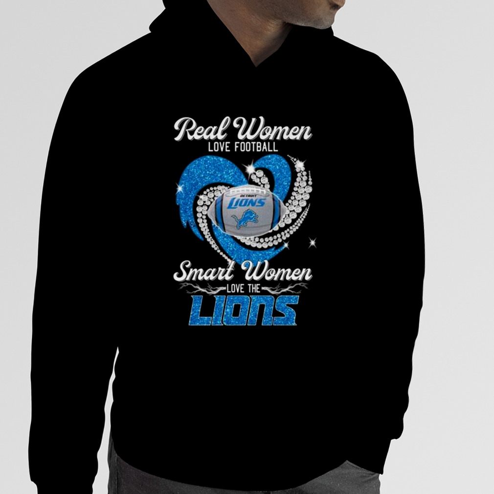 Real Women Love Football Smart The Detroit Lions Shirt ⋆ Vuccie