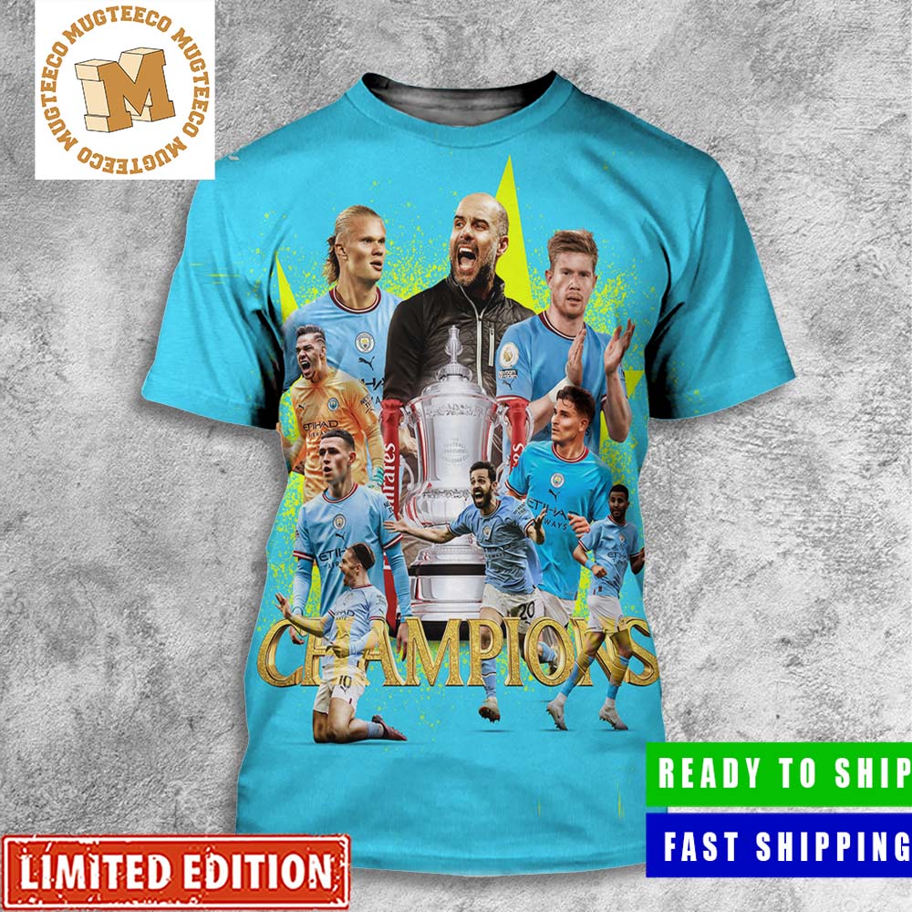 Congrats Manchester City Beat Manchester United To Win The FA Cup All Over Print Shirt