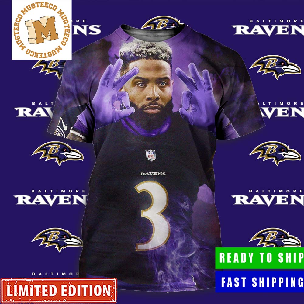 Congrats Odell Beckham Jr Is Signing With Baltimore Ravens Gift For Fans All Over Print Shirt