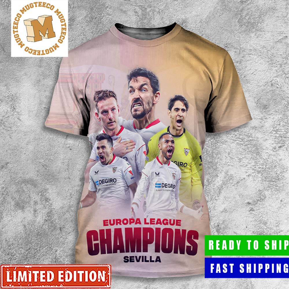 Congrats Sevilla Are The Europa League Champions All Over Print Shirt