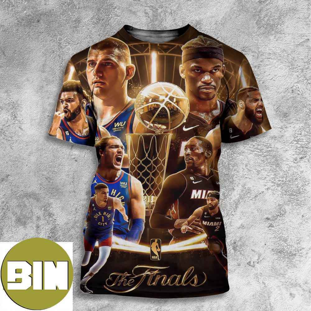 2023 NBA Finals Denver Nuggets vs Miami Heat Shirt - Ink In Action