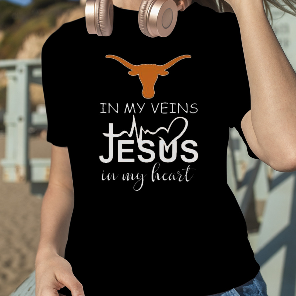 Washington Nationals Logo 2023 In My Veins Jesus In My Heart Shirt