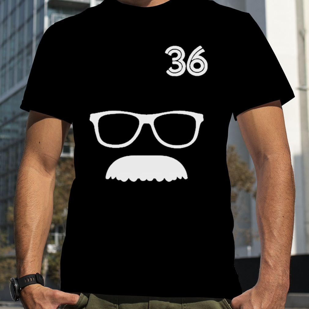 36 davis schneider glasses and moustache T-shirt, hoodie, sweater, long  sleeve and tank top