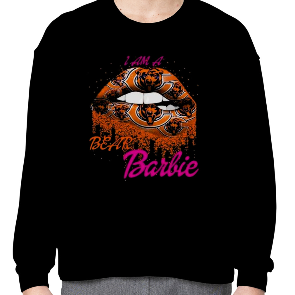 Lips Chicago Bears Barbie 2023 Shirt