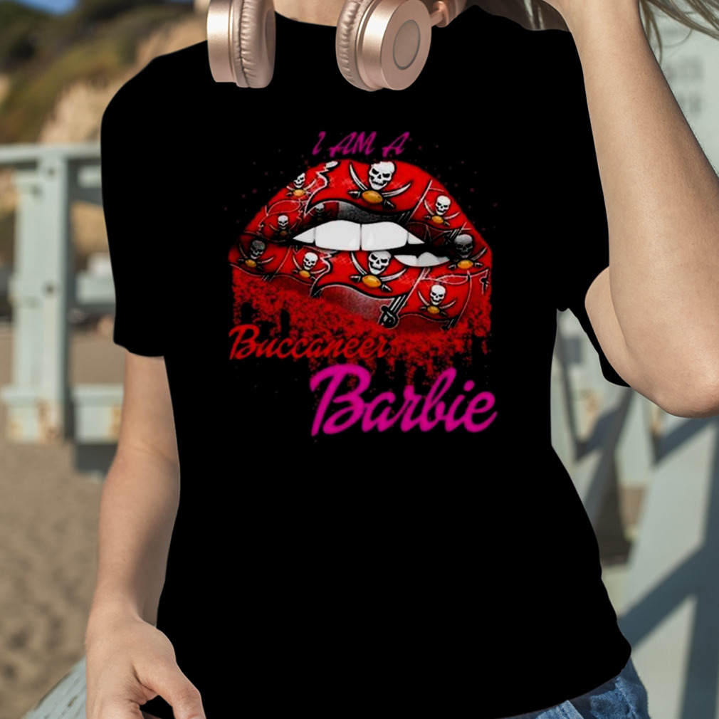 Official lip Tampa Bay Buccaneers X Barbie 2023 I Am A Buccaneer