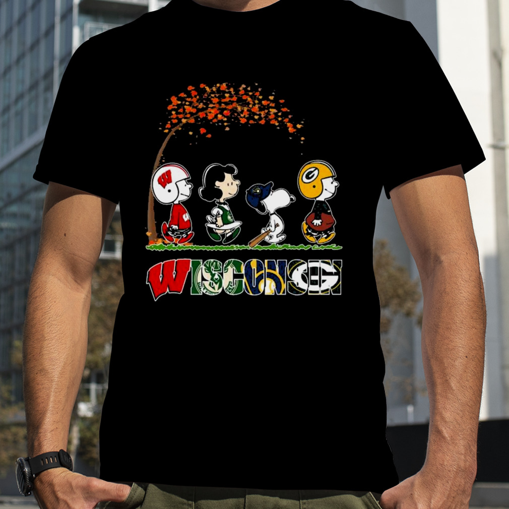 Snoopy Peanuts Loves Fall And Wisconsin Green Bay Packers