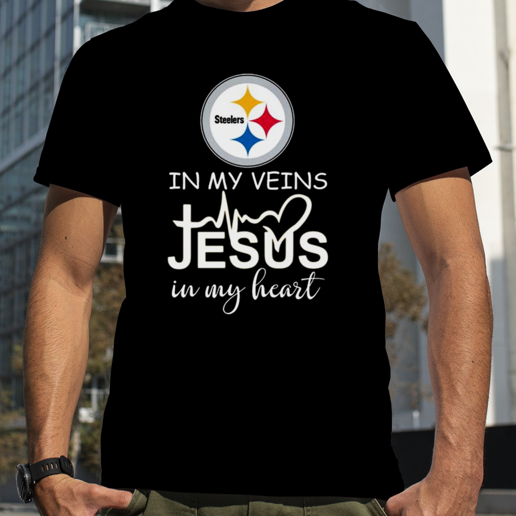 Washington Nationals Logo 2023 In My Veins Jesus In My Heart Shirt