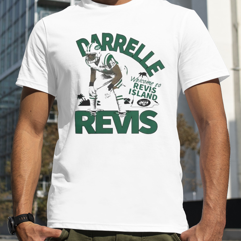 Darrelle Revis Gray New York Jets Retired Player Caricature Tri