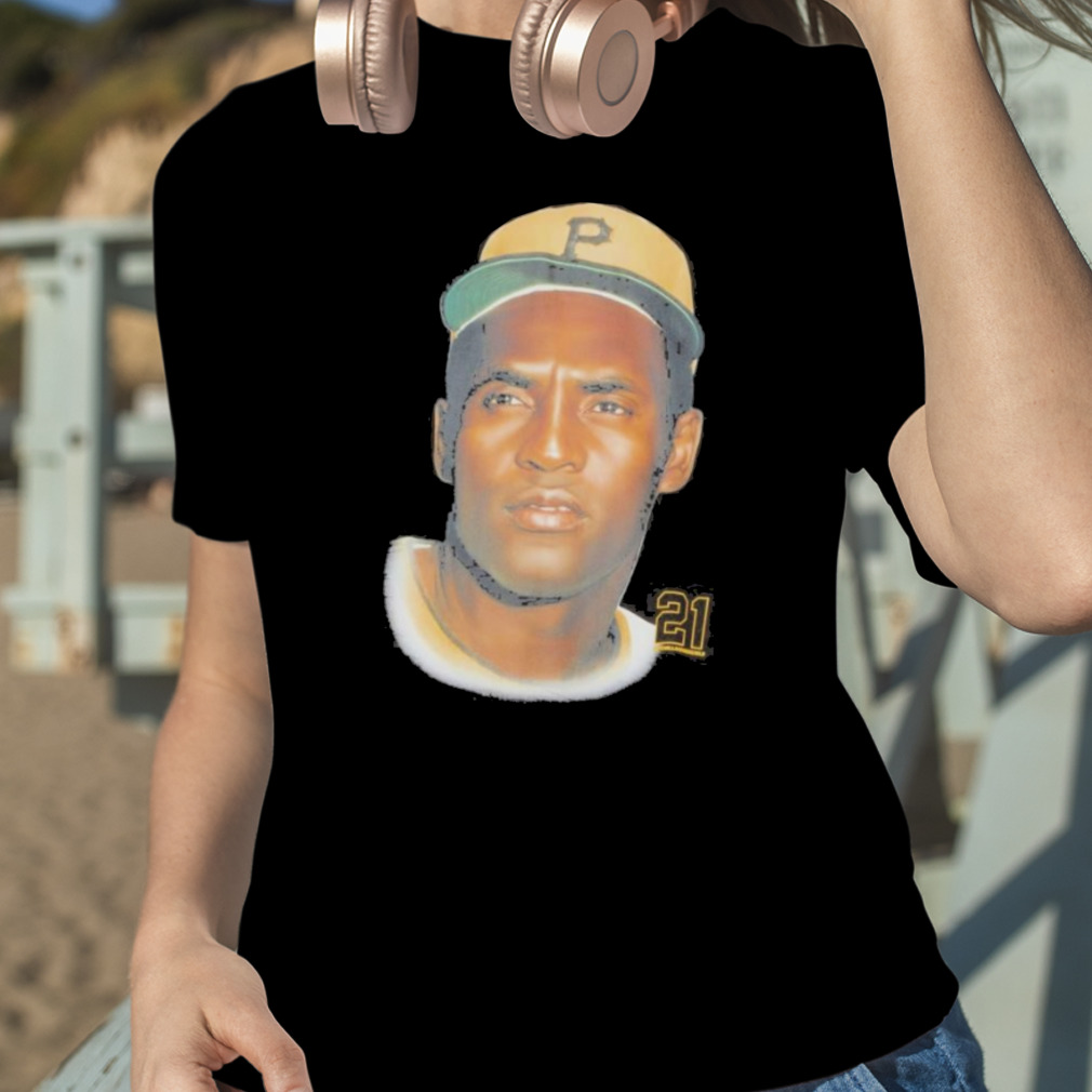 Legends Portriat Pittsburgh Pirates Roberto Clemente Shirt