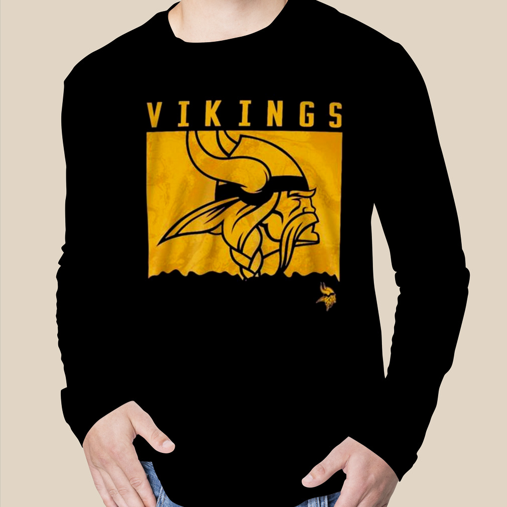 Minnesota Vikings Purple Liquid Camo Logo T-Shirt - Reallgraphics