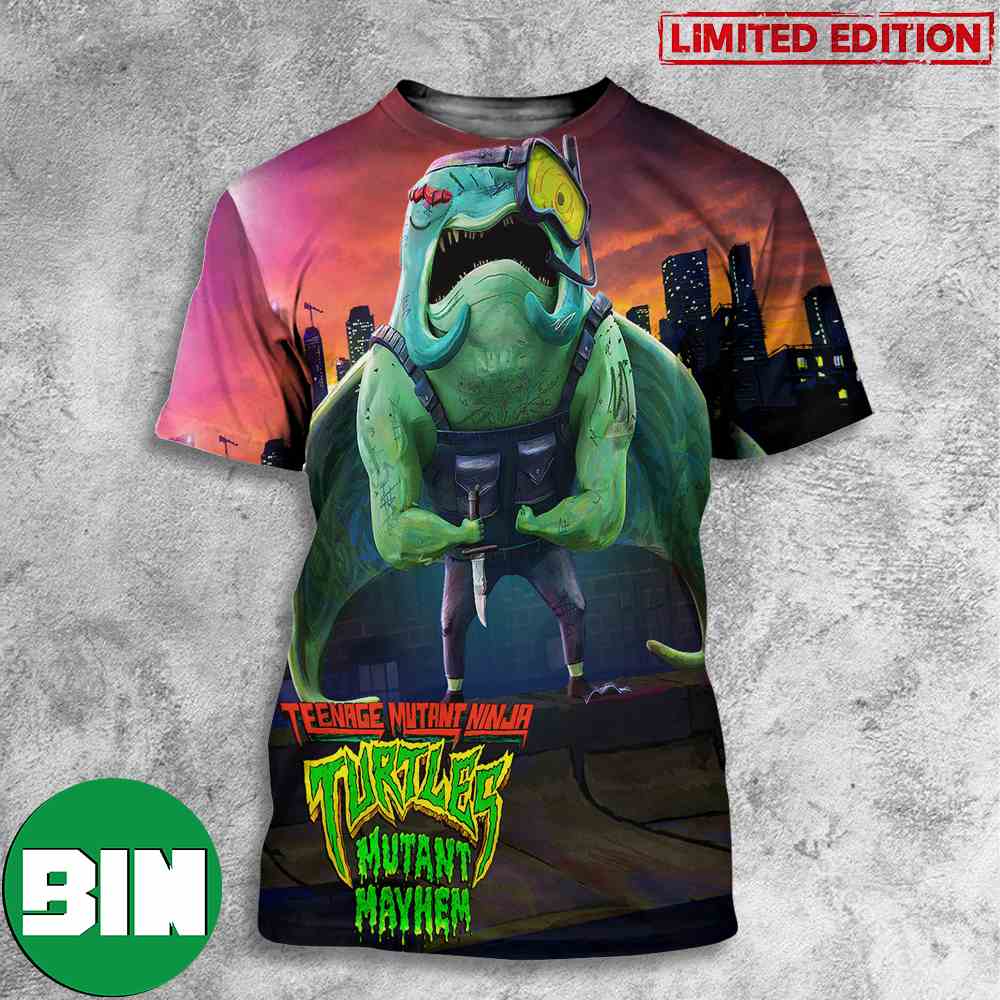 Teenage Mutant Ninja Turtles: Mutant Mayhem As Seen on American Ninja Warriors T-Shirt Black / 4XL