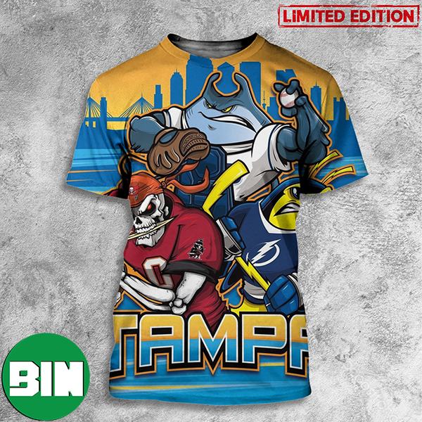 Tampa Bay Buccaneers Halloween Horror Night Full Printed 3D T