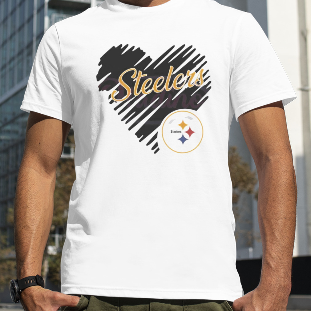 Pittsburgh Steelers Christmas T-shirt Men Black Short Sleeve S-3XL