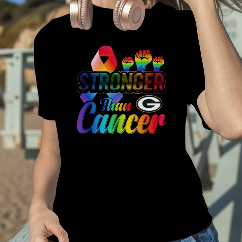 Green Bay Packers Stronger Than Cancer Shirt