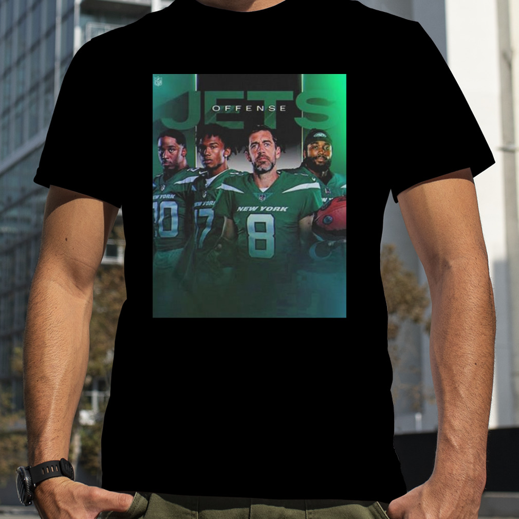 New York Jets Offense Aaron Rodgers Dalvin Cook T-Shirt