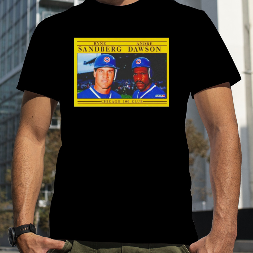 Ryne Sandberg and Andre Dawson Chicago 100 club shirt, hoodie, sweater,  long sleeve and tank top