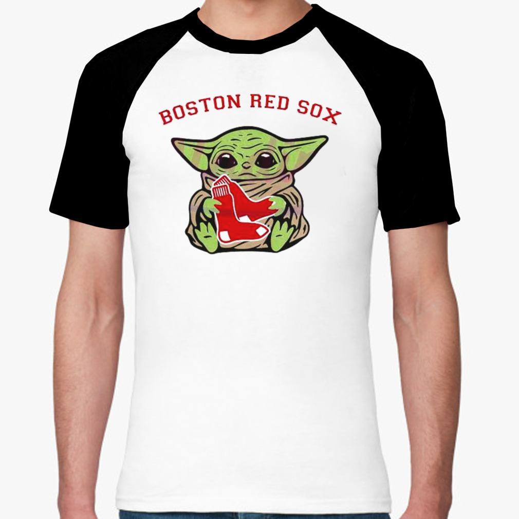 Baby Yoda Hug Logo Boston Red Sox Sport 2023 Shirt
