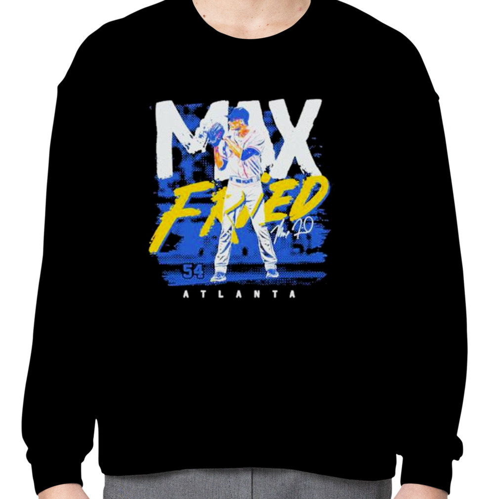 Official max Fried 54 Atlanta Braves MLBPA signature shirt, hoodie