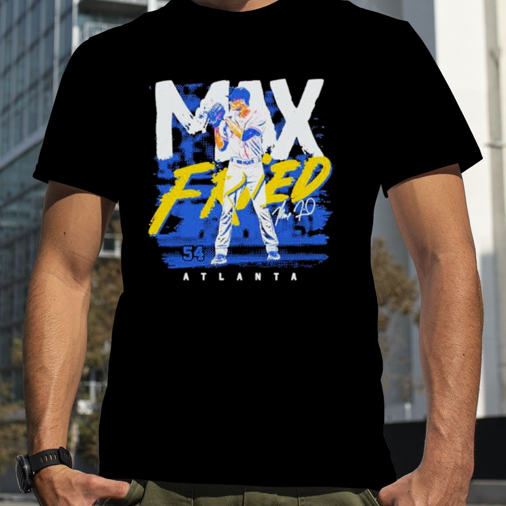 Official max Fried 54 Atlanta Braves MLBPA signature shirt, hoodie,  sweater, long sleeve and tank top