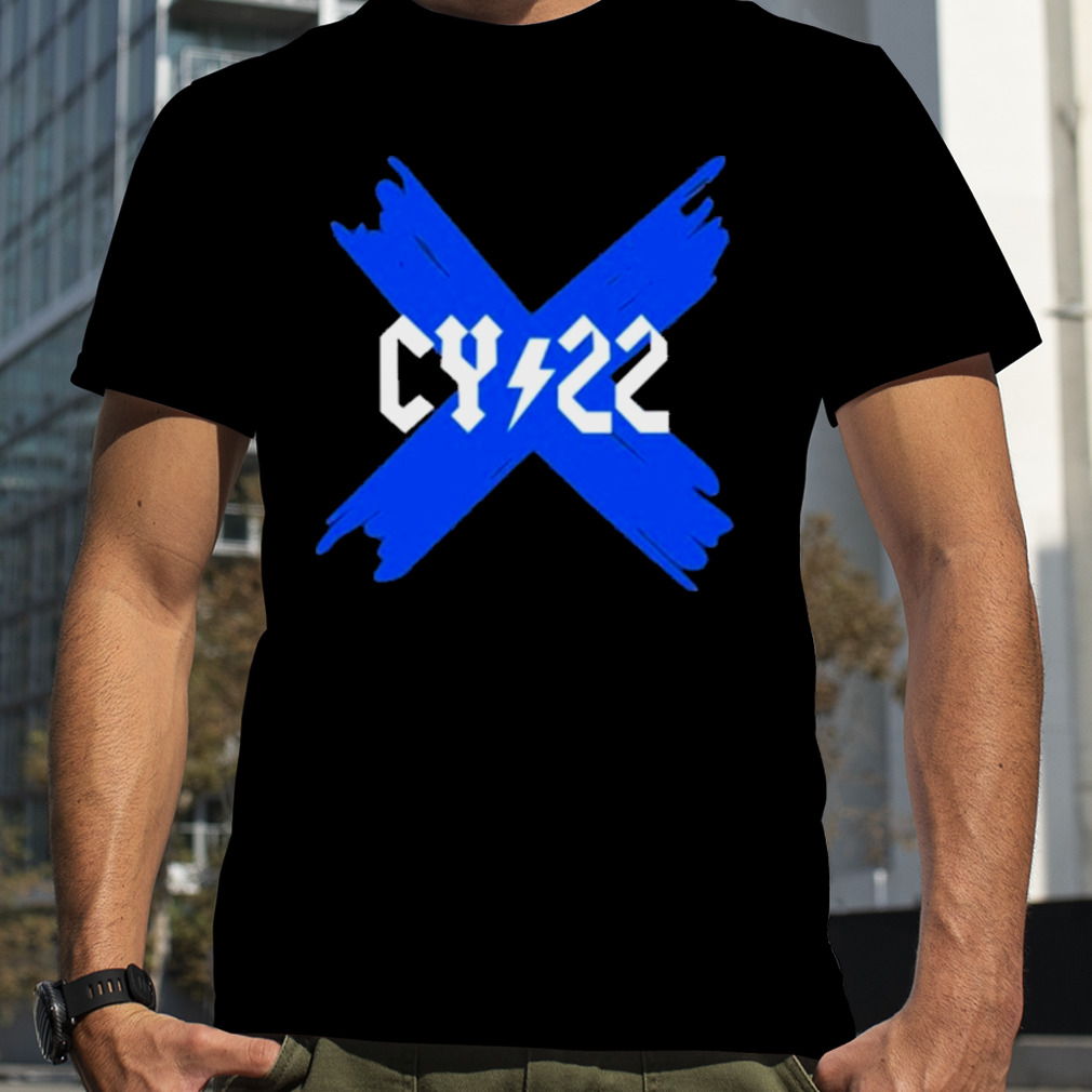 Milwaukee Brewers Tyrone Taylor Wearing Cy22 Shirt