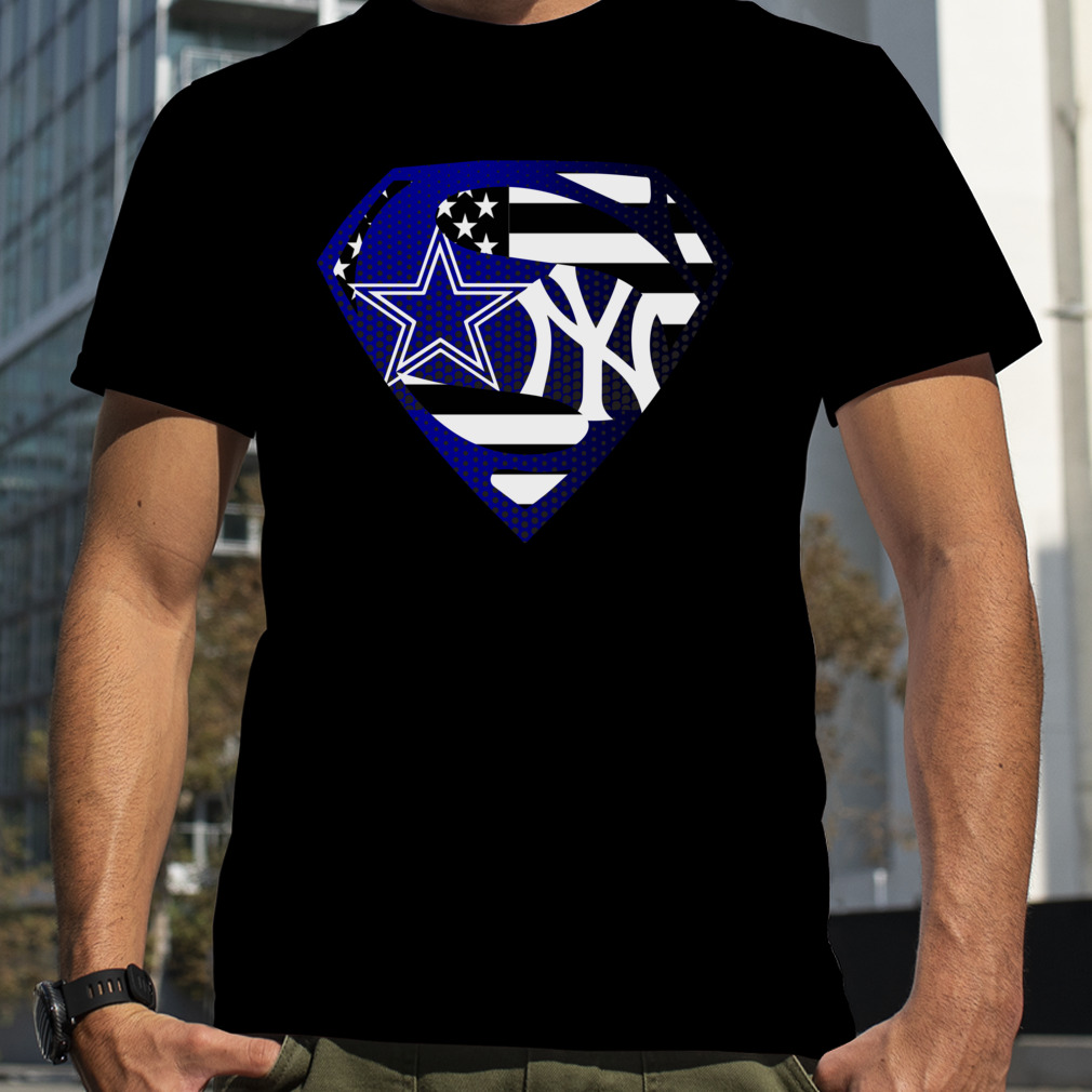 Superman Dallas Cowboys and New York Yankees shirt - Trend T Shirt Store  Online