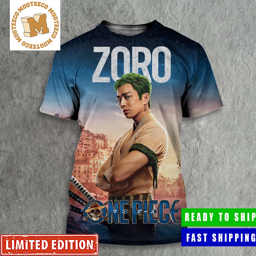 Netflix Live Action One Piece Series First Poster For Zoro All Over Print Shirt