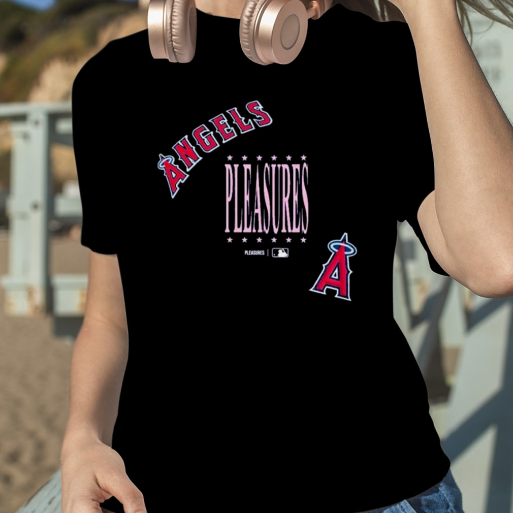 Men's Pleasures Green Los Angeles Angels Repurpose T-Shirt Size: Small