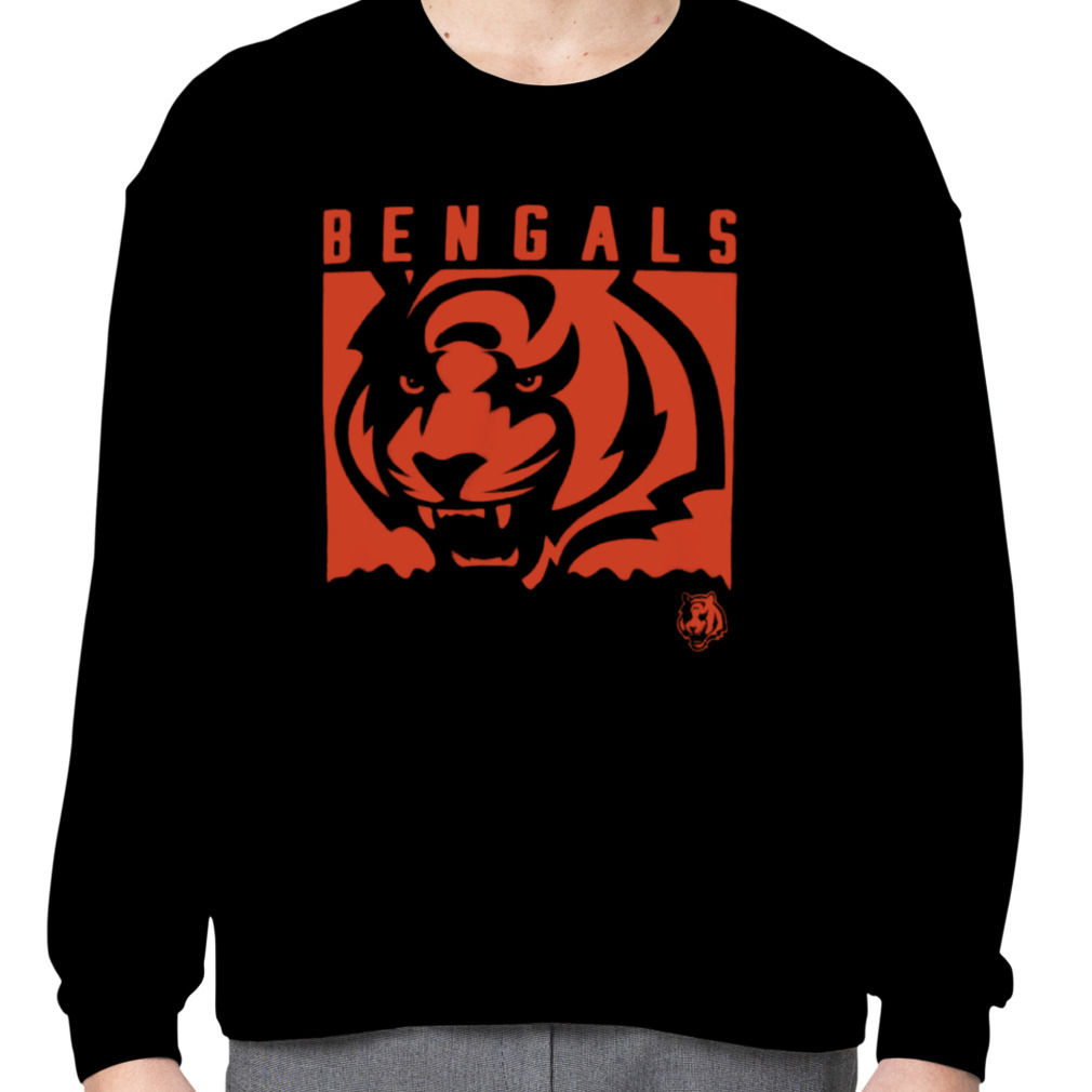NFL Team Apparel Youth Cincinnati Bengals Liquid Camo Shirt