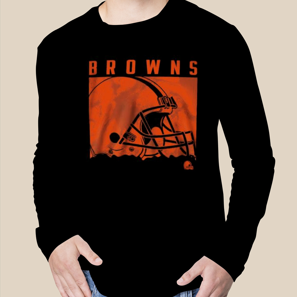 Official NFL Team Apparel Youth Cleveland Browns Liquid Camo Shirt