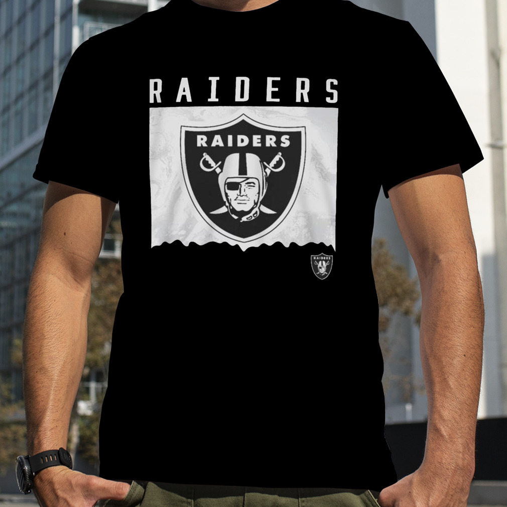 Nfl Team Apparel Youth Las Vegas Raiders Liquid Camo Shirt