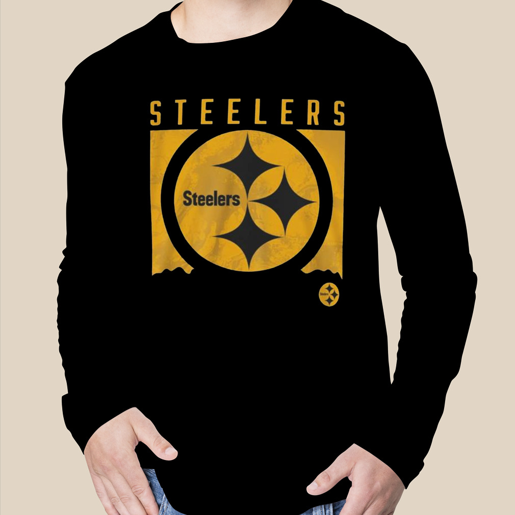 Nfl Team Apparel Youth Pittsburgh Steelers Liquid Camo Shirt